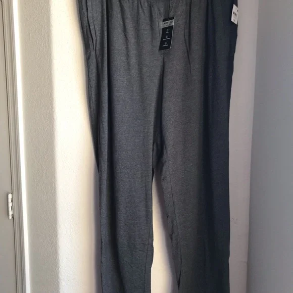 New Alfani Sleep Pajama Pants Men's size XXL Charcoal Gray w/Pockets Drawstring - Picture 2 of 16